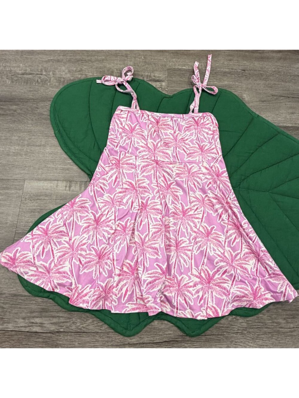 Sweet Sweet Honey Hawaii Girls 6T Pink Palm Tree Dress Aloha